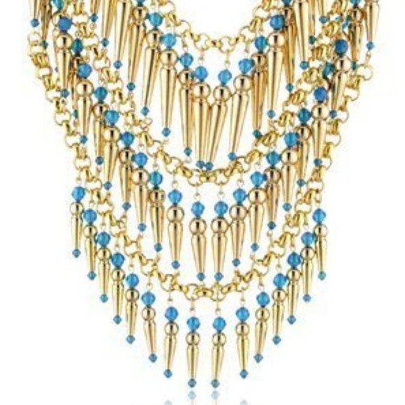 Topkapi Tarina Gotham wAtErFaLL Swarovski Tarantino New necklace dustbag - Picture 5 of 6